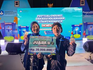 Juara II Festival Inovasi dan Kewirausahaan Siswa Indonesia Dikmen 2025