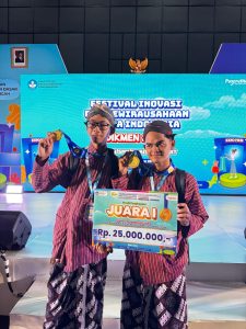 Juara 1 Festival Inovasi dan Kewirausahaan Siswa Indonesia Dikmen 2025